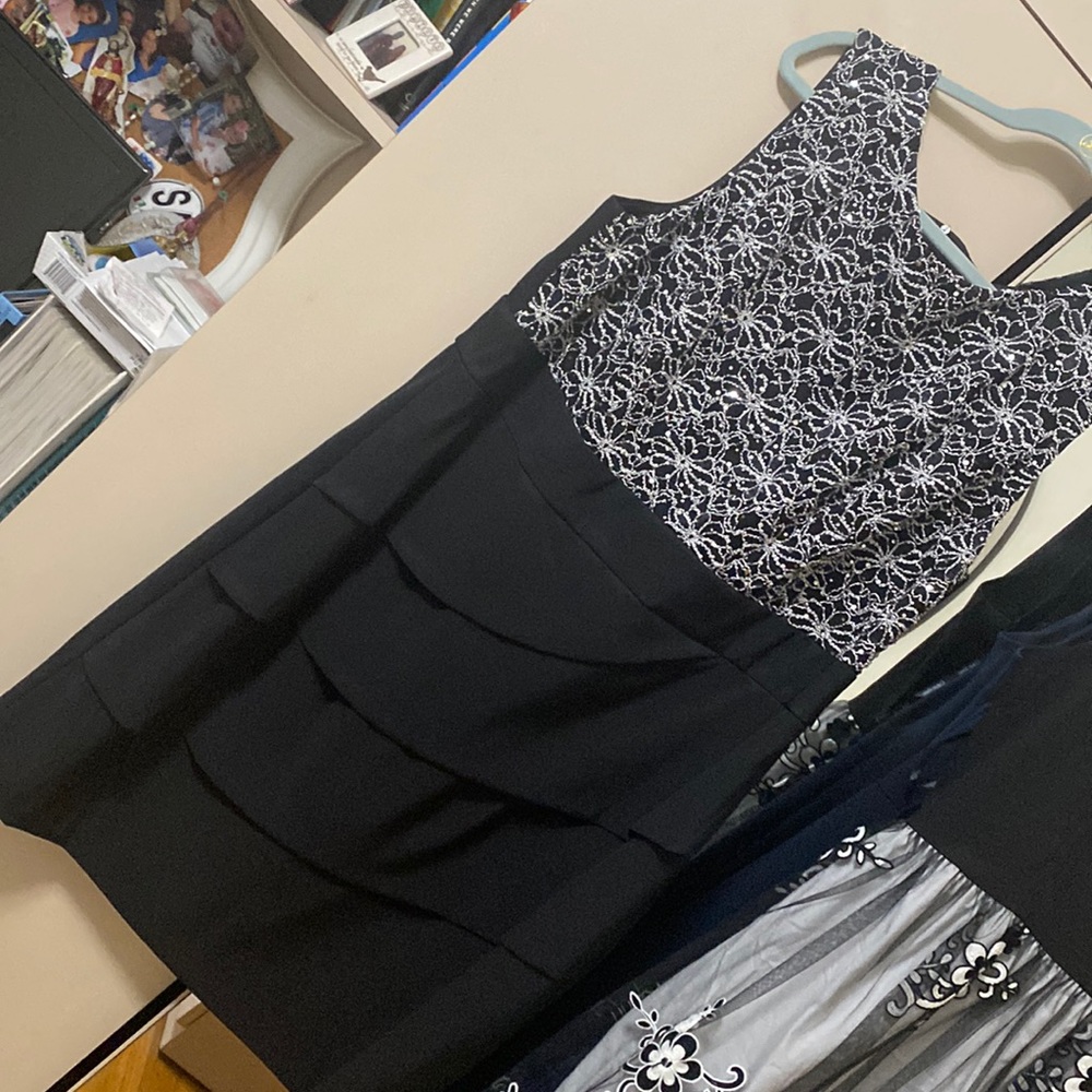 New dress black and white